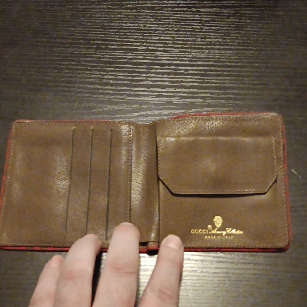 Gucci Vintage Very Rare 1980's Accessory Collection  Brown Unisex Wallet (EUC) - Picture 4 of 12